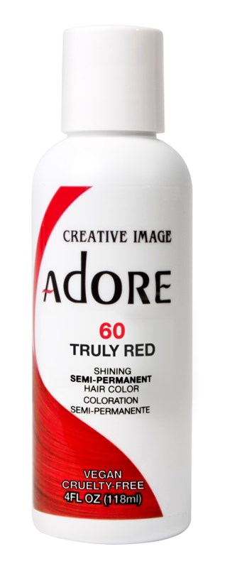 Adore Semi-Permanent Haircolor #060 Truly Red 4oz