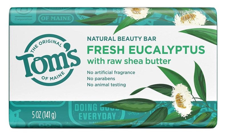 Toms Nat Beauty Bar Fresh Eucalyptus 5oz