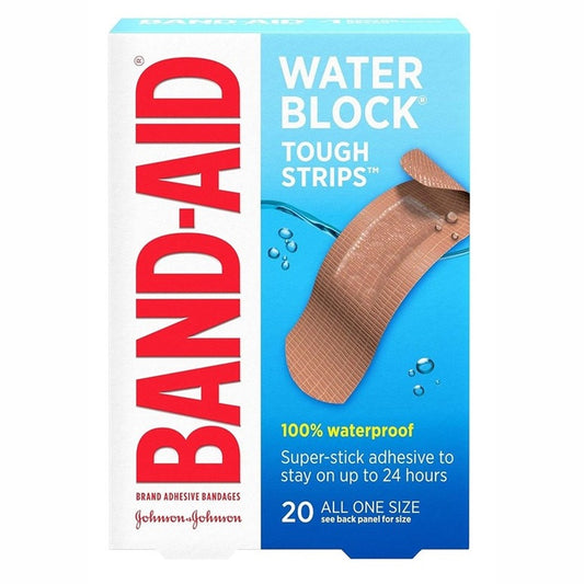 Band-Aid Water Block Tough Strips 20 Count All One Size