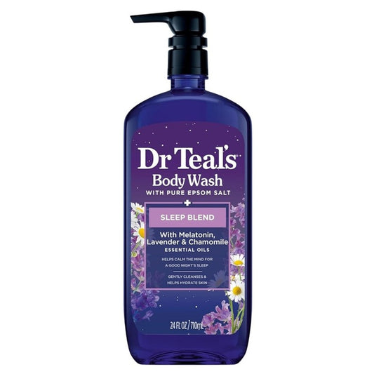 Dr Teals Body Wash Melatonin Lavender & Chamomile 24oz