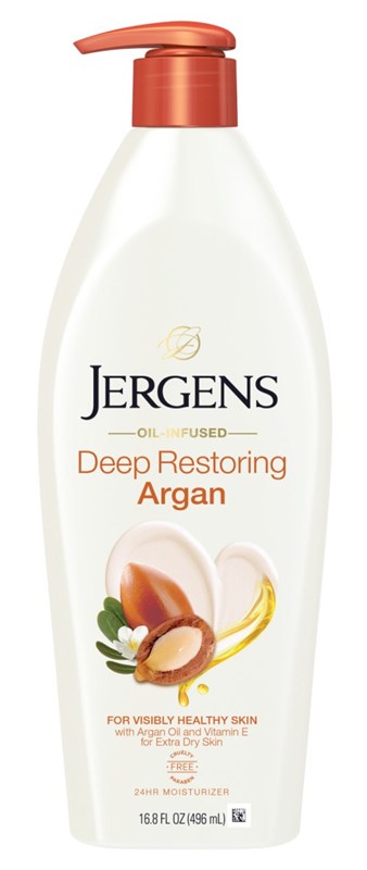 Jergens Deep Restoring Argan 16.8oz Moisturizer Pump