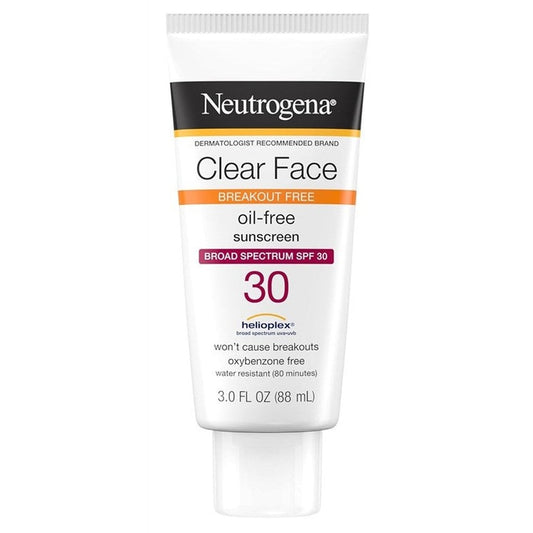 Neutrogena Clear Face Spf#30 Oil-Free Lotion 3oz