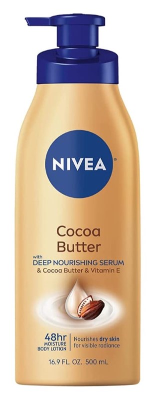 Nivea Lotion Cocoa Butter 16.9oz Pump Nourishes Dry Skin