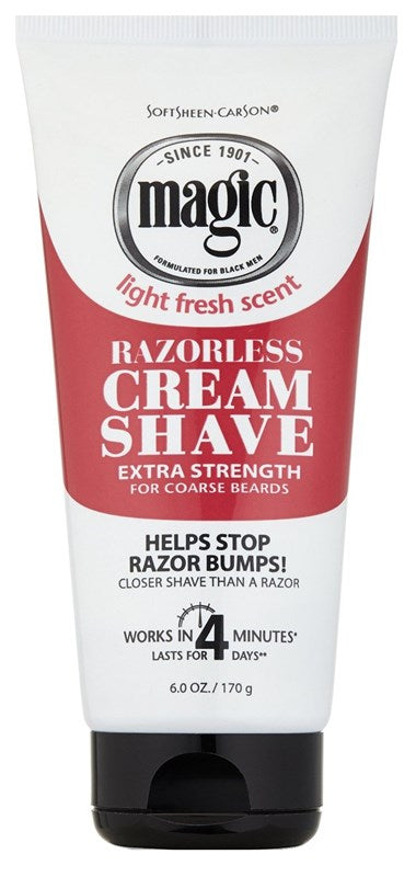 Magic Razorless Cream Shave Extra Strength 6oz