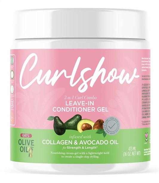 Ors Olive Oil Curlshow Leave- In Conditioner Gel 16oz Jar
