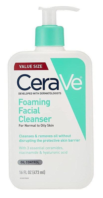 Cerave Foaming Facial Cleanser Oil Control 16oz Pump Value