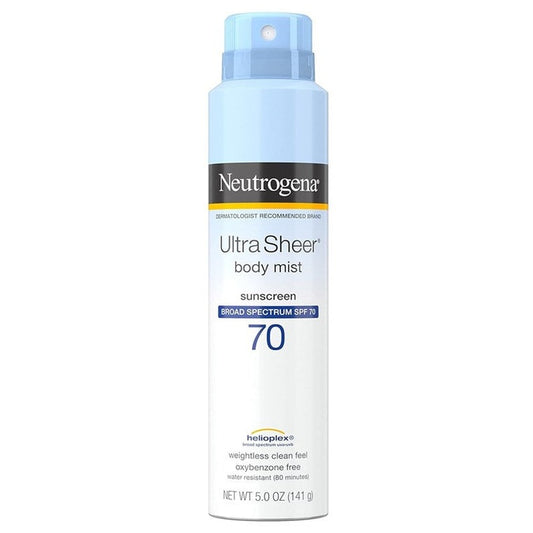 Neutrogena Ultra Sheer Spf#70 Body Mist 5oz