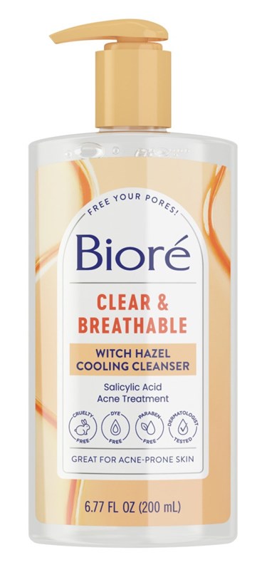 Biore Witch Hazel Cooling Cleanser 6.77oz Pump