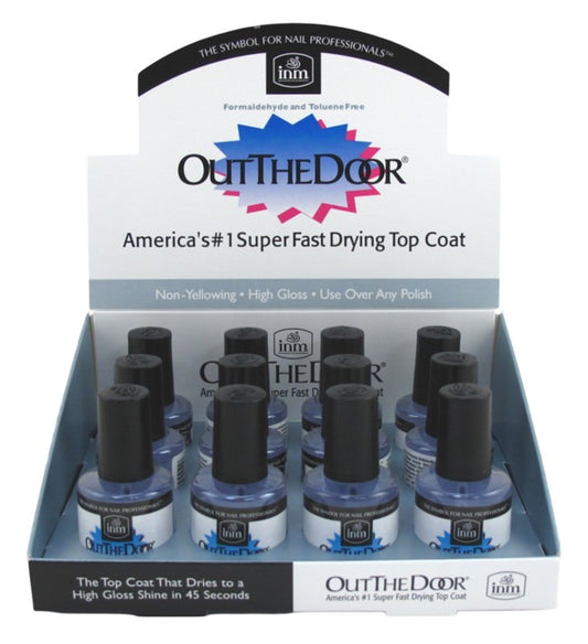 Out The Door Super Fast Drying Top Coat For Nails .5oz (12in)