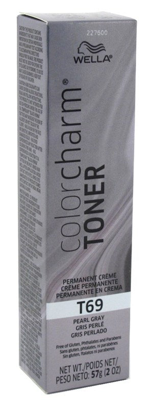 Wella Color Charm Creme Toner #T69 Pearl Gray 2oz