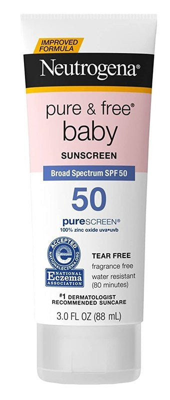 Neutrogena Pure & Free Baby Spf#50 Sunscreen 3oz