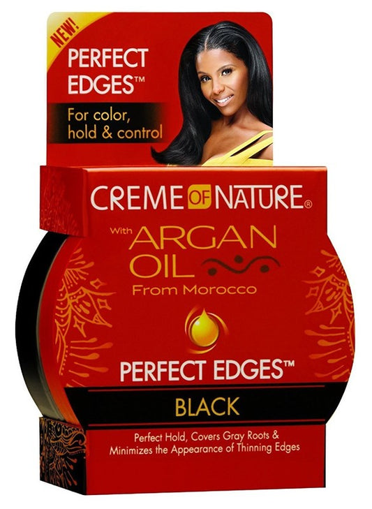 Creme Of Nature Argan Oil Perfect Edges Black 2.25oz