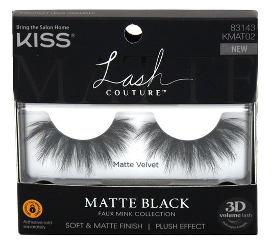 Kiss Lash Couture Matte Black Matte Velvet