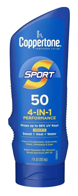 Coppertone Spf#50 Sport 4-In-1 Performance Lotion 7oz