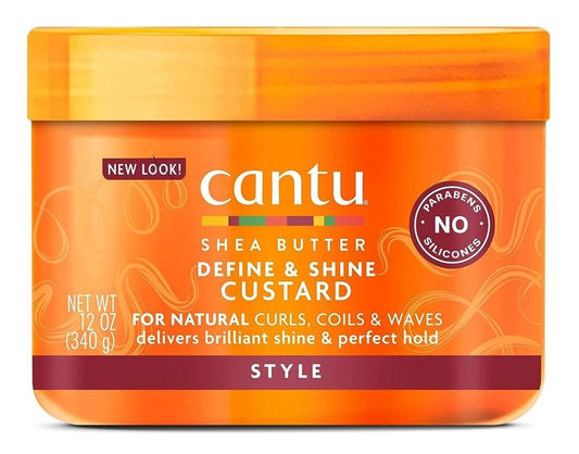 Cantu Shea Butter Define And Shine Custard 12oz Jar