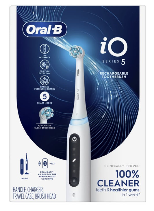 Oral-B Toothbrush Io Series 5 Rechargeable Quite White