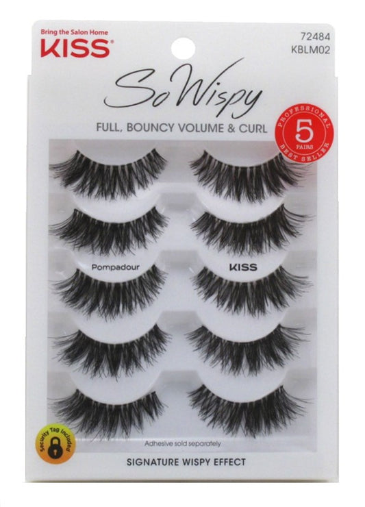 Kiss So Wispy Pompadour Lashes 5 Pairs