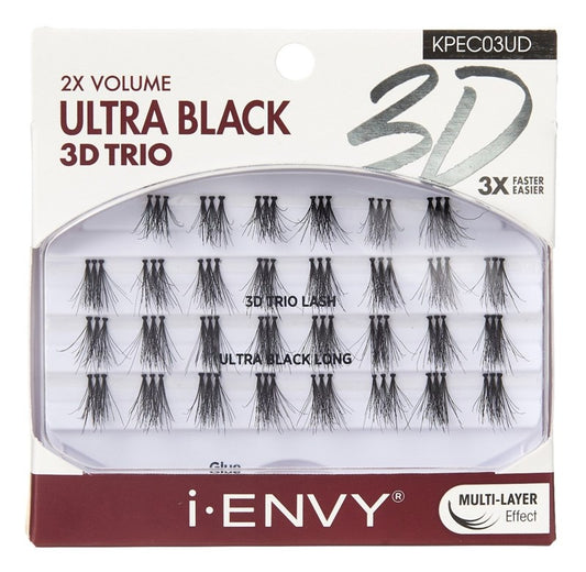 Kiss I Envy 3D Trio Ultra Black Long Length