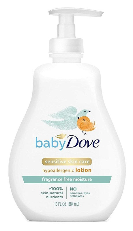 Dove Baby Lotion Sensitive Moisture Fragrance-Free 13oz