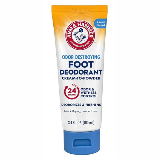Arm & Hammer Foot Deodorant Cream-To-Powder 3.4oz