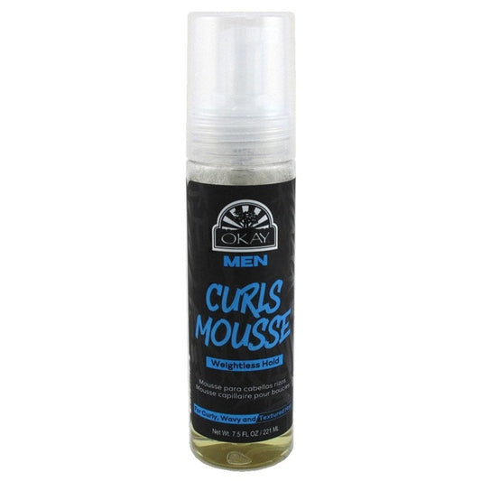 Okay Men Curls Mousse Weightless Hold 7.5oz