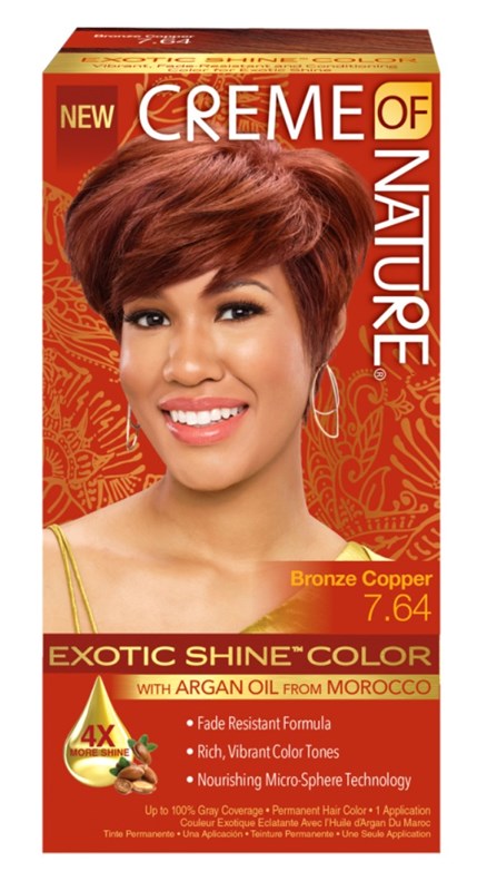Creme Of Nature Color #7.64 Bronze Copper Exotic Shine