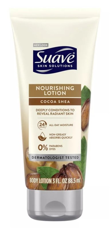 Suave Skin Lotion 3oz Cocoa Shea Nourishing (12in)