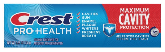 Crest Toothpaste 0.85oz Pro- Health Max Cavity (36in)