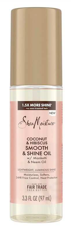 Shea Moisture Coconut/Hibiscus Smooth & Shine Oil 3.3oz