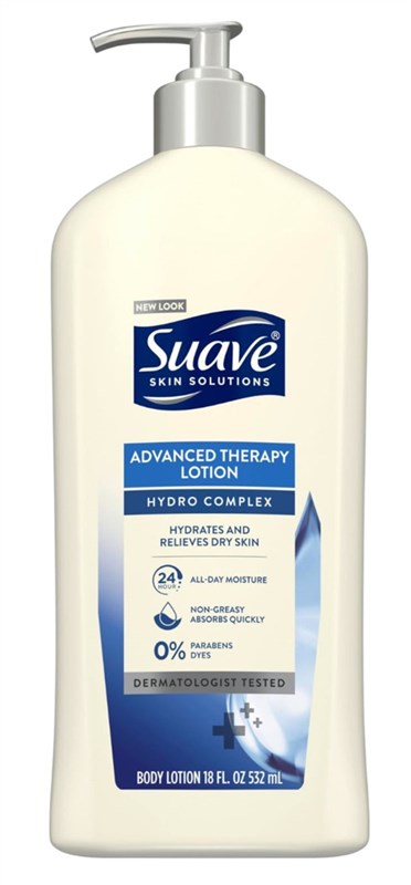 Suave Skin Lotion 18oz Pump Advanced Therapy Hydro Complex