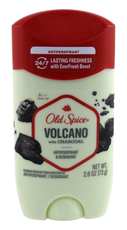 Old Spice Anti-Perspirant 2.6oz Volcano W/Charcoal Solid
