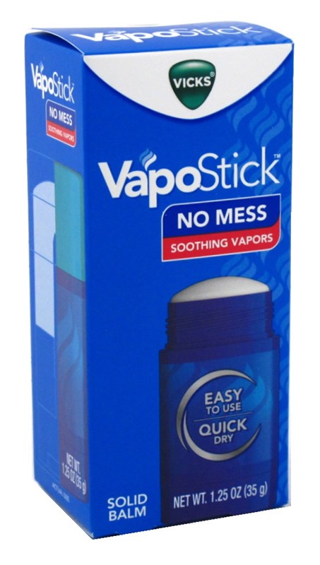 Vicks Vapostick Solid Balm No Mess Soothing Vapors 1.25oz