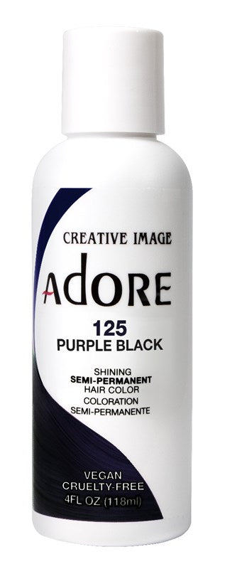 Adore Semi-Permanent Haircolor #125 Purple Black 4oz