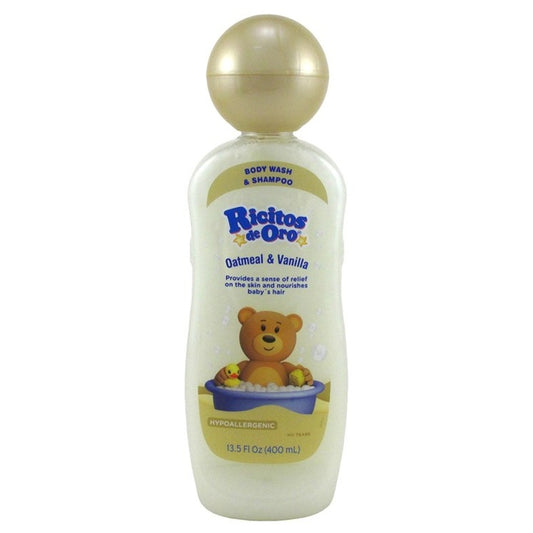 Ricitos De Oro Baby Body Wash & Shampoo Oat / Vanilla 13.5oz