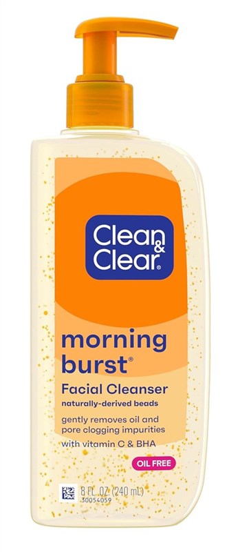 Clean & Clear Cleanser Morning Burst 8oz Pump (Oil-Free)