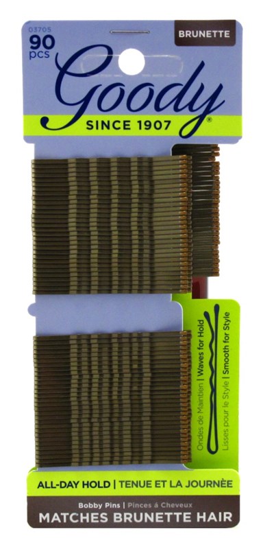 Goody #03705 Bobby Pins Brunette 90 Count (1PC)