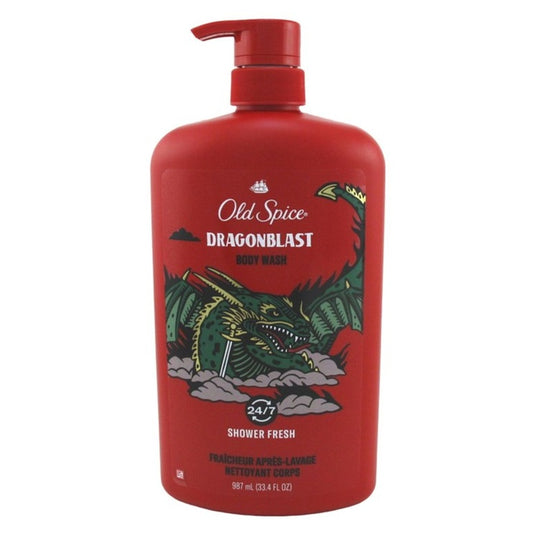 Old Spice Body Wash Dragon Blast 33.4oz Pump