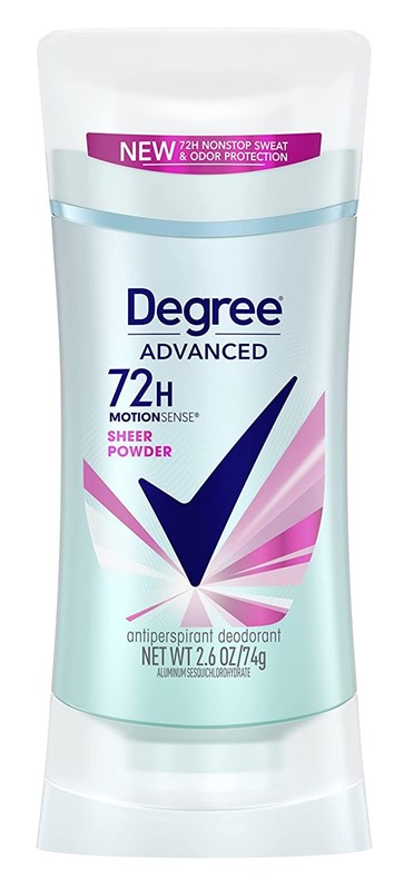 Degree Deodorant 2.6oz Womens Motion Sense Sheer Powder