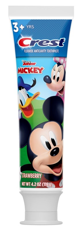 Crest Toothpaste 4.2oz Kids Disney Mickey Strawberry Tube