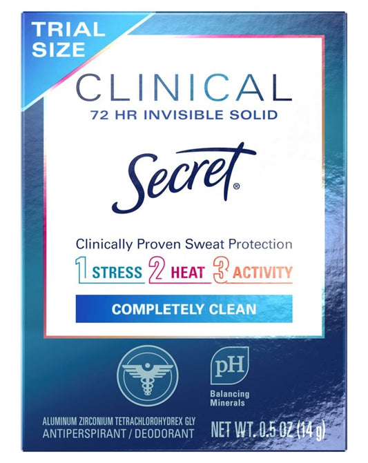 Secret Deodorant Clinical Completely Clean 0.5oz ( (1PC))