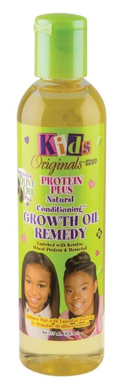 Africas Best Kids Orig Protein Plus Growth Oil Remedy 8oz