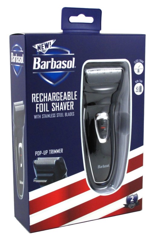 Barbasol Shaver Foil With Pop- Up Trimmer Rechargeable