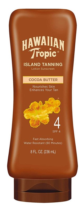 Hawaiian Tropic Lotion Spf#4 Cocoa Butter 8oz