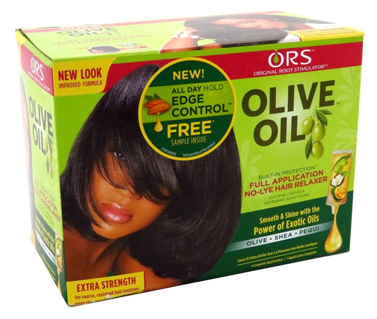 Ors Olive Oil No-Lye Relaxer Kit Extra Strength