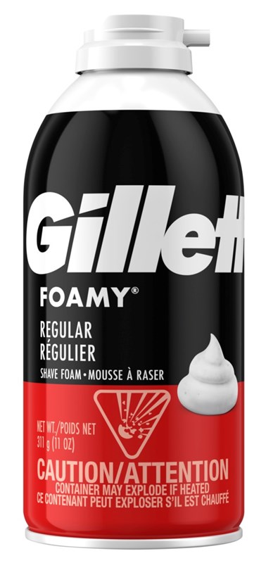 Gillette Foamy Shave Foam Regular 11oz