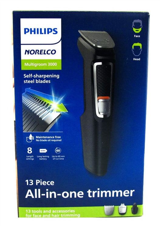 Philips Norelco Trimmer 3000 Multigroom 13 Pieces