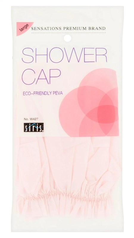 Siris Shower Cap Large Solid Vinyl (Assorted Colors)