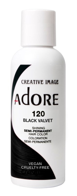 Adore Semi-Permanent Haircolor #120 Black Velvet 4oz