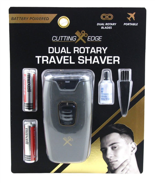 Cutting Edge Shaver Dual Rotary Travel Battery Powered