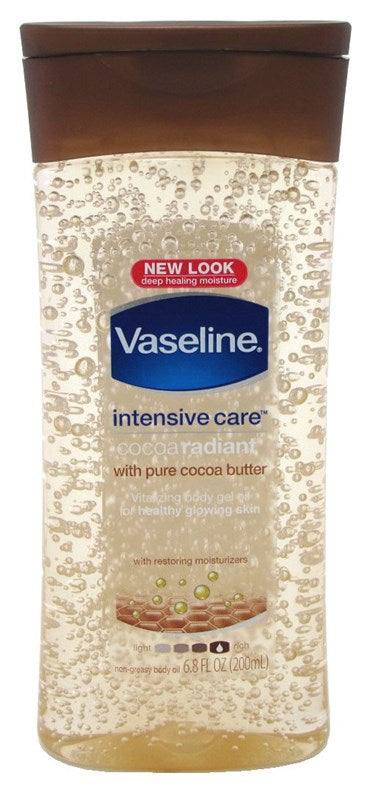 Vaseline Intensive Care Gel Cocoa Radiant Oil 6.8oz
